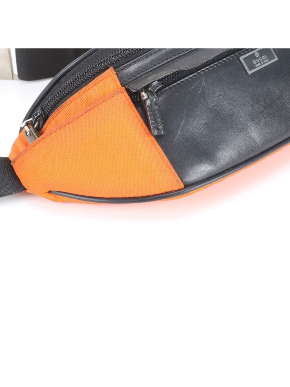 ★SOLD★ Gucci 018 Leather Belt Bag 2-Way Crossbody Body Waist Pouch Shoulder Tote - Picture 4 of 10